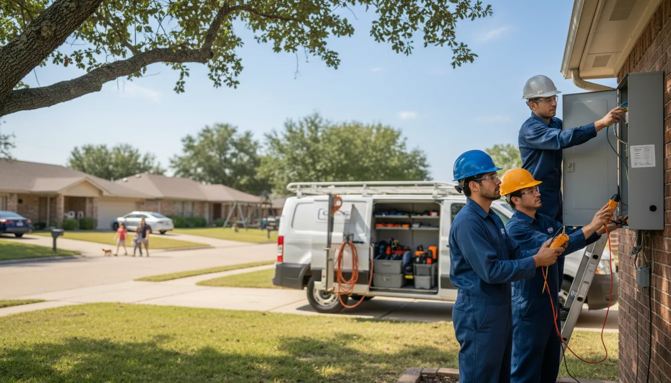 Certified electrician providing emergency electrical services in Trimont, MN